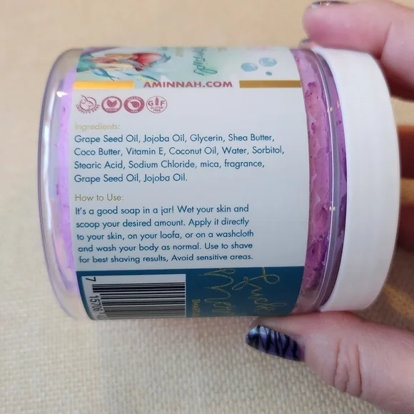 AMNH Aminnah Skin Care Mermaid Whipped Soap - Picture 4 of 4